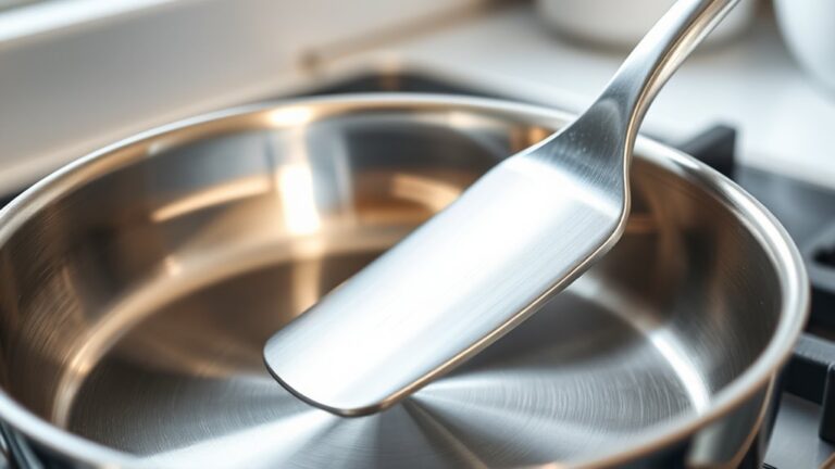 using metal utensils stainless steel