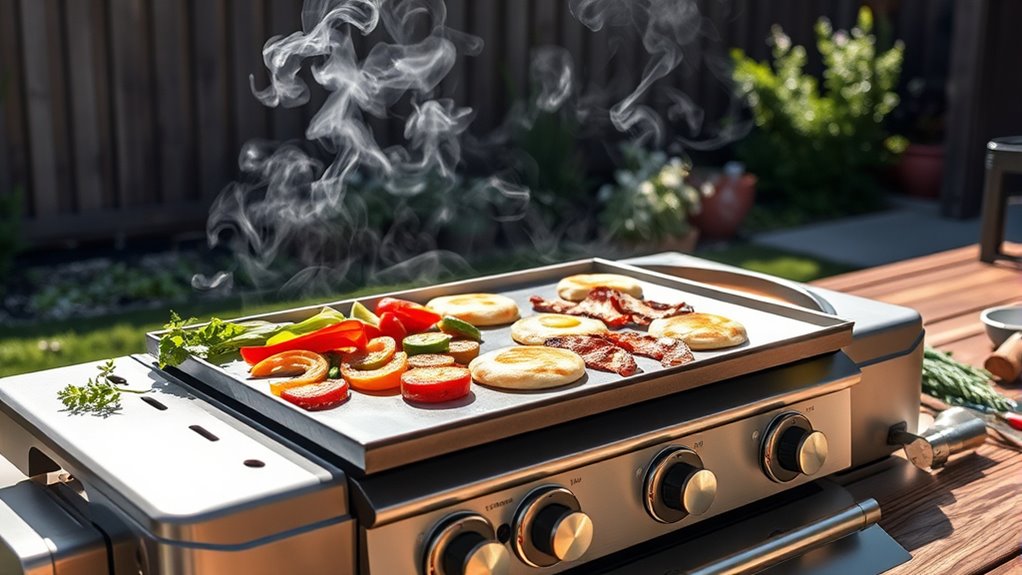 versatile outdoor cooking surface