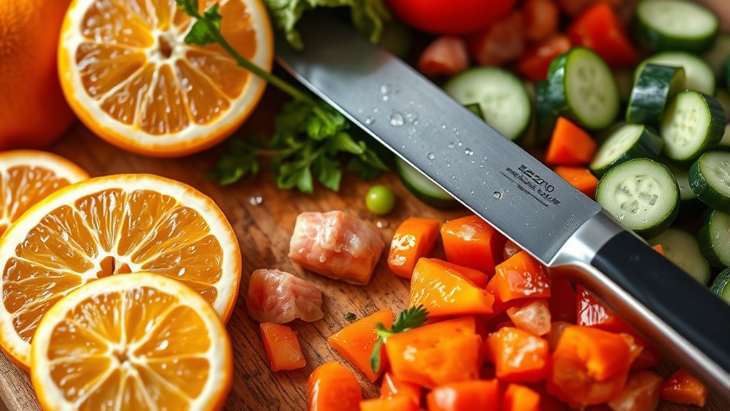 wash peel chop produce