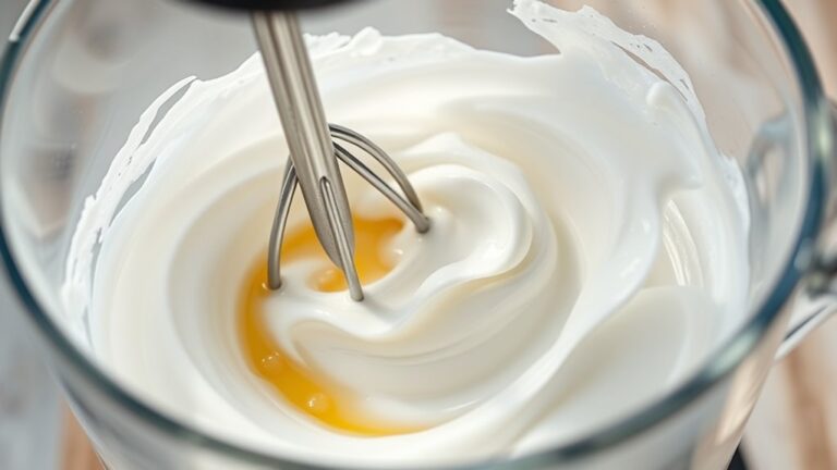 whip egg whites blender