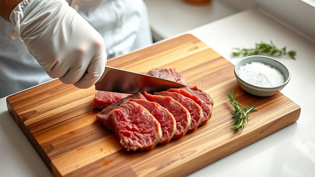 wood enhances meat prep