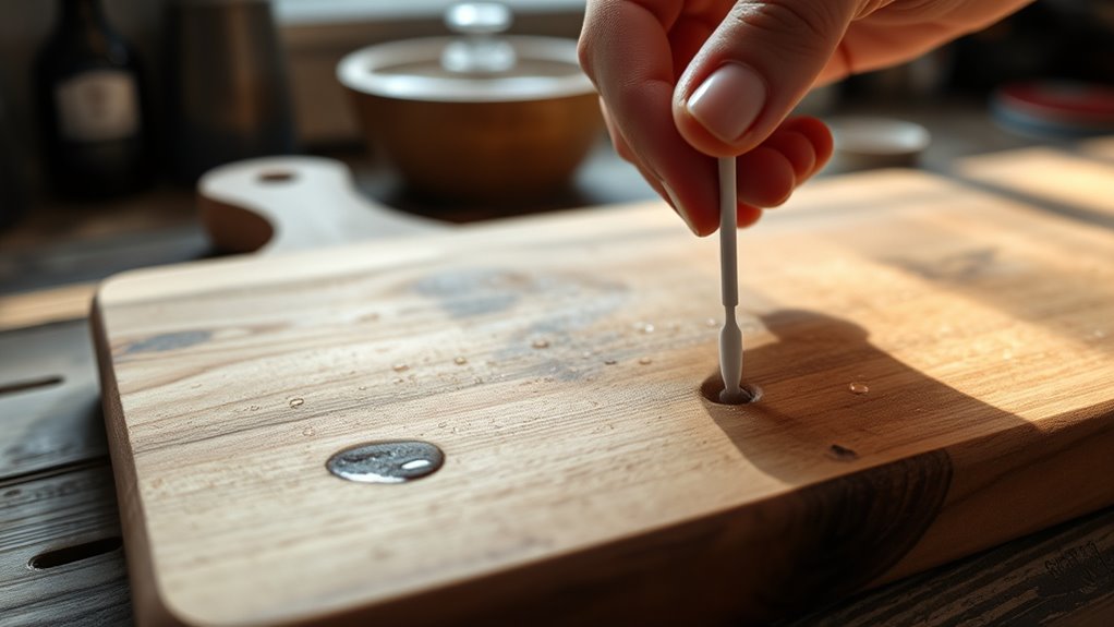 wooden boards harbor bacteria